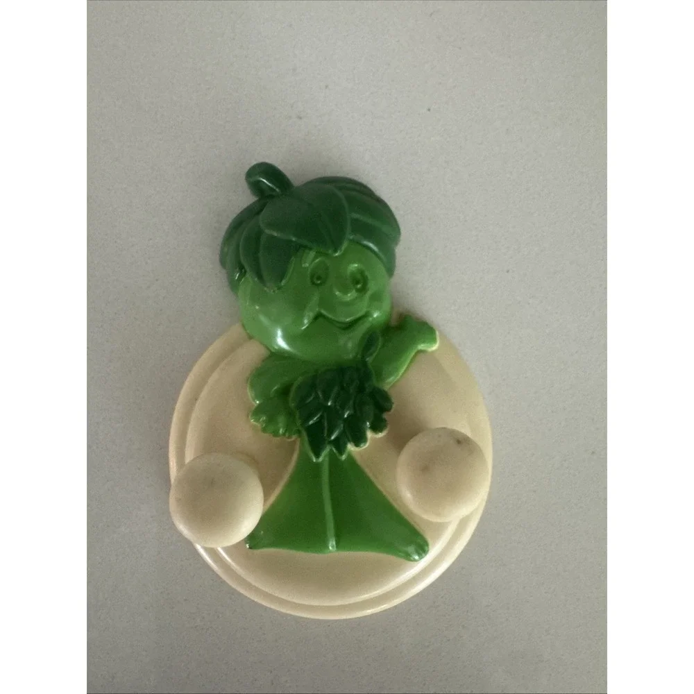 Jolly Green Giant's Little Green Sprout Fridge Magnet Hook 1995 Vtg Refrigerator